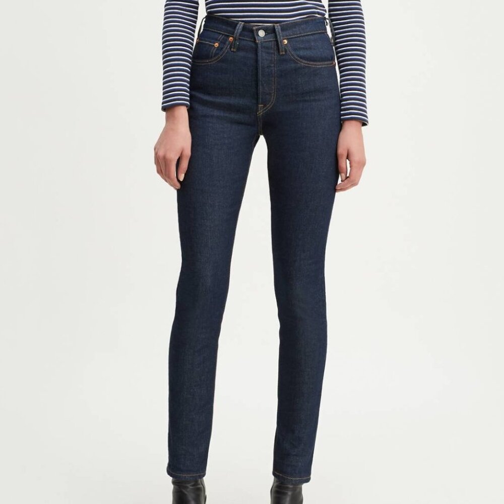 Levi’s Premium 501 Stretch Skinny Blue Jeans Size 27 & 28
